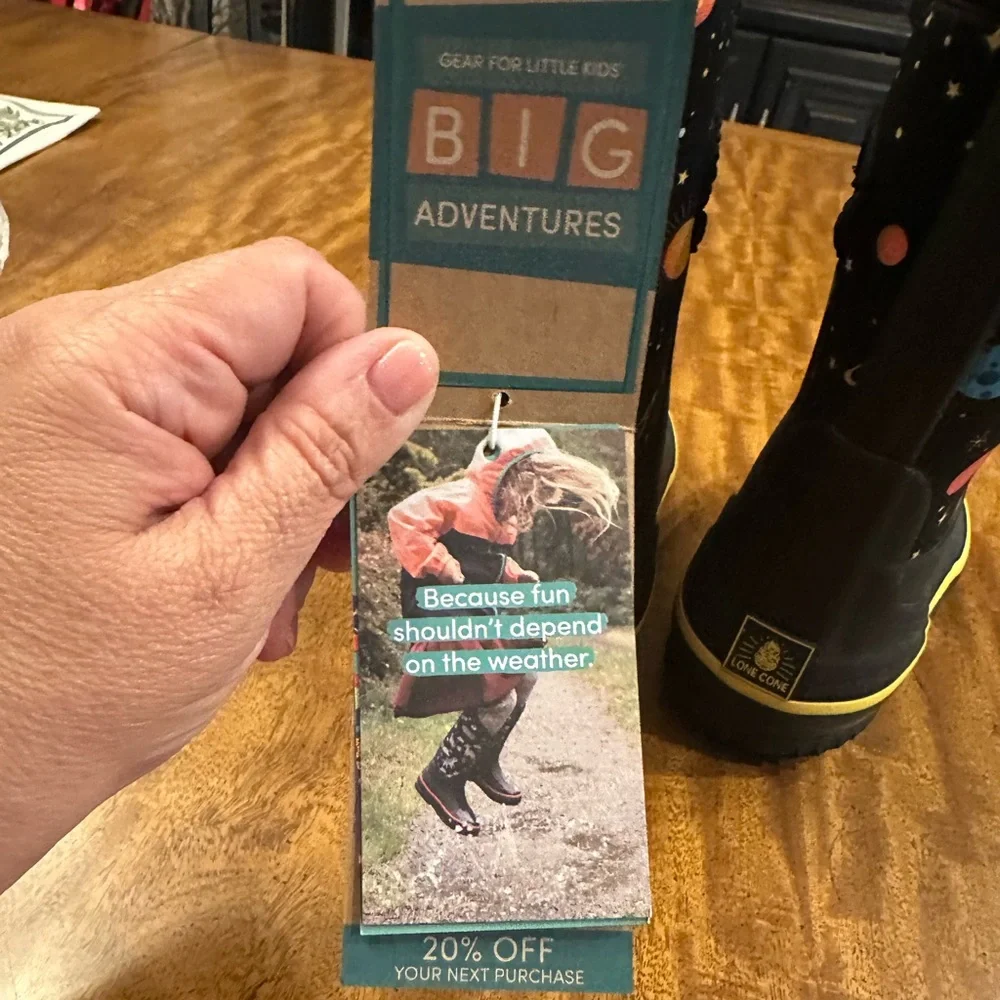 LONE CONE kids Space Adventure MudBoot